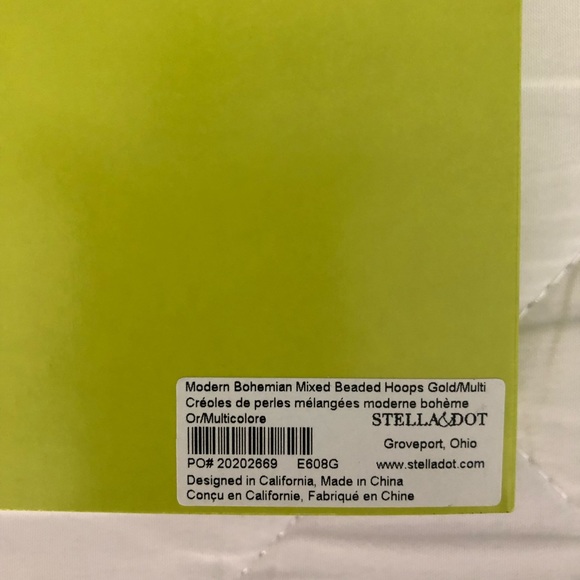 Stella and Dot mixed bohemian beaded earrings - Picture 2 of 3